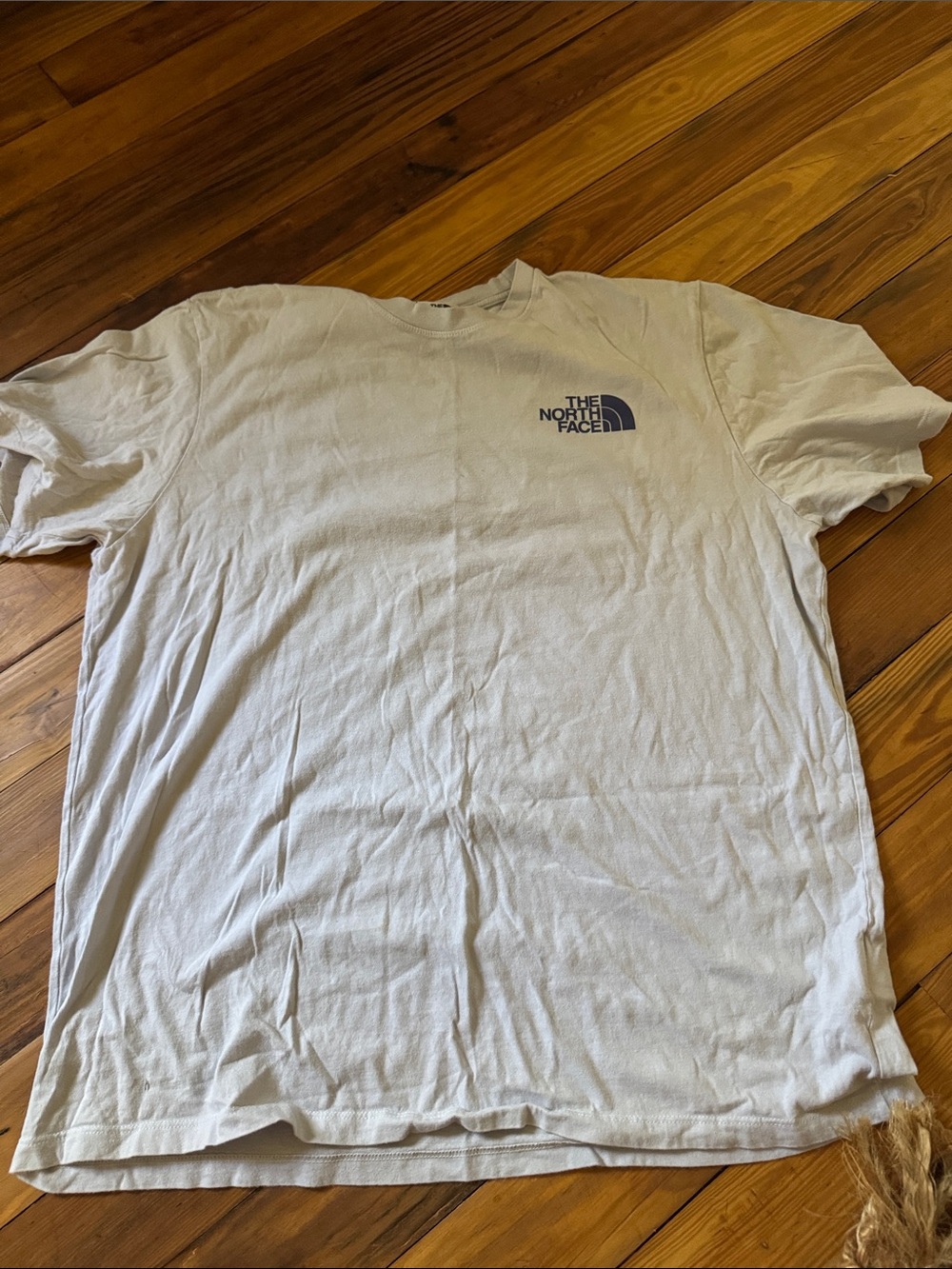 The North Face Grey Short-Sleeve Tee with Black Logo